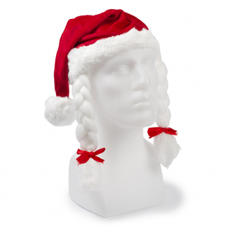 PerfectLED Kerstmuts (Vlechten, Pluche, Rood/Wit) AAF200730 K150302984 - 1