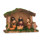 PerfectLED Kerststal | 15 x 6 x 11 cm | PerfectLED (Hout, Polystone, 6 delig) AJS000020 K151001041 - 1