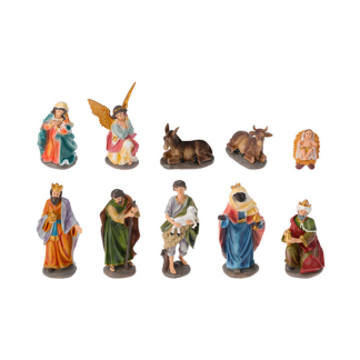 PerfectLED Kerststal | PerfectLED | Figuren tot 20 cm | 10-delig (Polyresin) AJS000070 K151002156