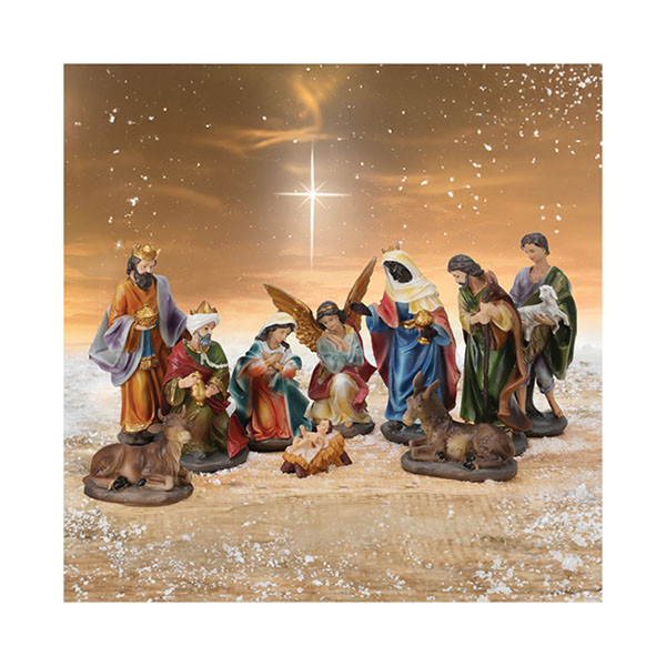 PerfectLED Kerststal | PerfectLED | Figuren tot 20 cm | 10-delig (Polyresin) AJS000070 K151002156 - 2