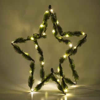 PerfectLED Kerstster met verlichting | 35 x 35 cm (40 LEDs, Timer, Batterij, Binnen) AMZ105870 K150303873 - 