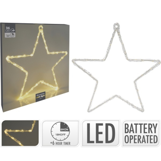 PerfectLED Kerstster met verlichting | 41.5 x 40.5 centimeter (36 leds, Timer, Binnen/Buiten) AX8107210 K150303718 - 4