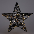 PerfectLED Kerstster met verlichting | PerfectLED | 30 x 30 x 8 cm (40 micro leds, Batterijen, Zwart, Binnen) AMZ112740 K151000793 - 1