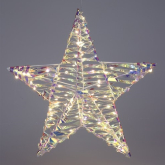 PerfectLED Kerstster met verlichting | PerfectLED | 30 x 8 x 30 centimeter (40 micro leds, Batterijen, Multicolor, Binnen) AMZ112540 K151000785 - 1