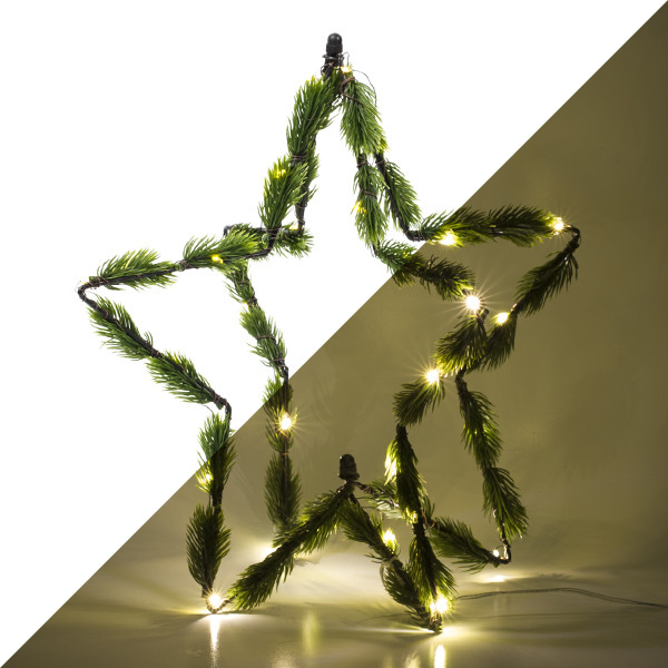 PerfectLED Kerstster met verlichting | PerfectLED | 35 cm (40 leds, Timer, Batterij, Binnen) AMZ105870 K150303873 - 1
