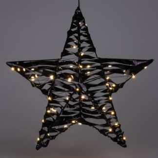 PerfectLED Kerstster met verlichting | PerfectLED | 40 x 9 x 40 centimeter (60 micro leds, Batterijen, Zwart, Binnen) AMZ112750 K151000794 - 1