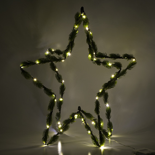 PerfectLED Kerstster met verlichting | PerfectLED | 50 x 50 cm (50 leds, Timer, Batterij, Binnen) AMZ105880 K150303874 - 3