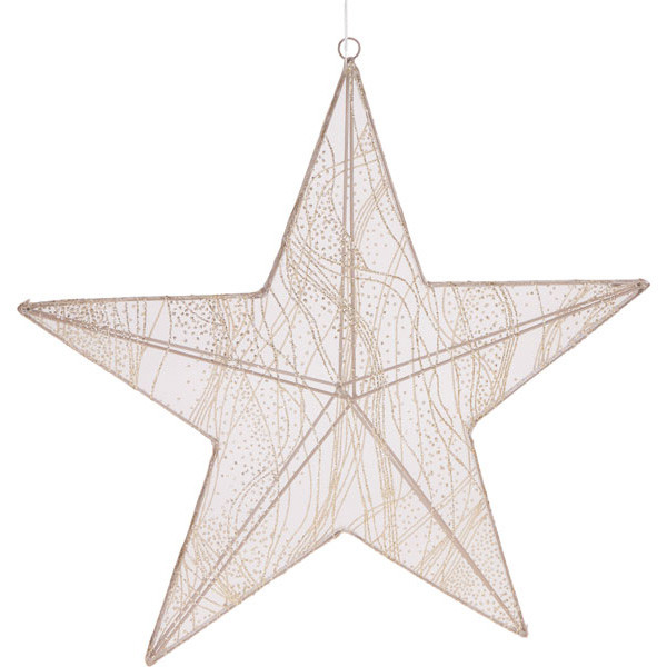PerfectLED Kerstster met verlichting | PerfectLED | 59 x 59 cm (248 leds, Timer, Binnen, Goud) AMZ143200 K151002168 - 1