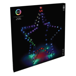 PerfectLED Kerstster met verlichting | PerfectLED | 80 centimeter (120 leds, RGB, Metaal, Binnen/Buiten) AX5380420 K151000805 - 2