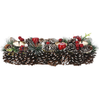 PerfectLED Kerststuk | PerfectLED | 40 x 15 x 8 cm (Kaarsenhouder, Rechthoek) ACW006820 K151001050