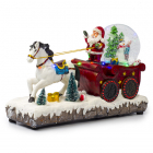 PerfectLED Kersttafereel - Kerstman met paard (LED, Waterbal, Batterijen, Binnen) ACK100220 K151000340 PerfectLED Kersttafereel - Kerstman met paard (LED, Waterbal, Batterijen, Binnen) ACK100220 K151000340