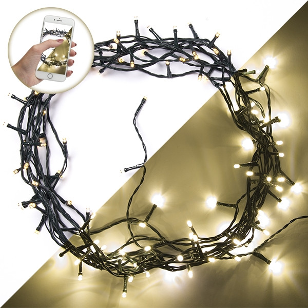 PerfectLED Kerstverlichting met app | 17 meter (120 leds, Bluetooth, Binnen/Buiten, Warm wit) AX8718500 K150302017 - 1