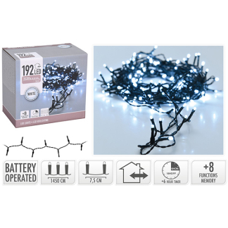 PerfectLED Kerstverlichting op batterijen | 15 meter | PerfectLED (192 leds, Timer, Binnen/Buiten, Koud wit) AX9810060 K151200211 - 4