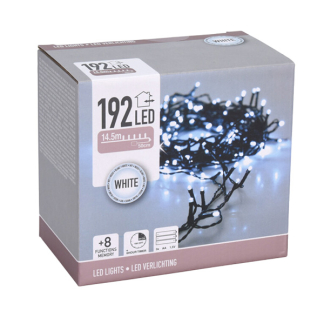 PerfectLED Kerstverlichting op batterijen | 15 meter | PerfectLED (192 leds, Timer, Binnen/Buiten, Koud wit) AX9810060 K151200211 - 3