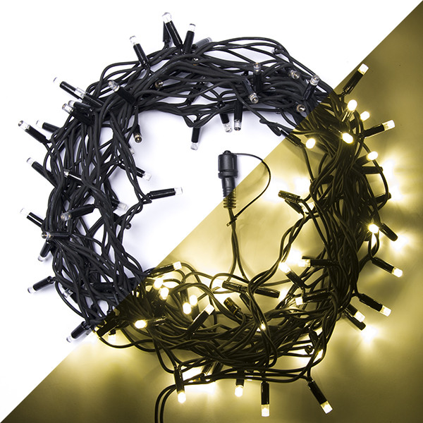 PerfectLED Koppelbare kerstverlichting | Kerstlampjes | 7.5 meter | PerfectLED (100 leds, Binnen/Buiten, Extra warm wit) AX8439910 K150302020 - 1