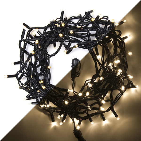 PerfectLED Koppelbare kerstverlichting multi action | Kerstlampjes | 10 meter (100 leds, Binnen/Buiten, Warm wit) AX4231200 A151200048 - 1