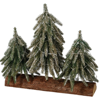 PerfectLED Kunstkerstbomen | PerfectLED | 30 en 27 cm (40 leds, Timer, Goud glitter) AMZ143550 K151002172