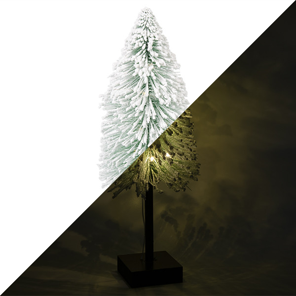 PerfectLED Kunstkerstboom | PerfectLED | 50 cm (10 leds, Besneeuwd, Batterijen, Binnen) DH8043810 K150302751 - 1