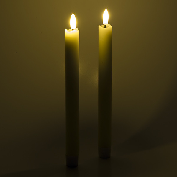 PerfectLED Led dinerkaars | PerfectLED | 23 cm (2 stuks, Bewegende vlam, Ivoor) AX5434510 K150303901 - 3