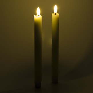 PerfectLED Led dinerkaars | PerfectLED | 23 cm (2 stuks, Bewegende vlam, Ivoor) AX5434510 K150303901 - 3