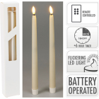 PerfectLED Led dinerkaars | PerfectLED | 27 cm | 2 stuks (Bewegende vlam, Timer, Ivoor) AX5441150 K151000973 - 6