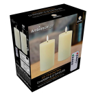 PerfectLED Led kaars | PerfectLED | 2 stuks (Bewegende vlam, Oplaadbaar, Warm wit licht, Wit) AX5444410 K151002236 - 2