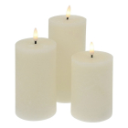 PerfectLED Led kaars | PerfectLED | 3 stuks (Bewegende vlam, Batterijen, Timer, Warm wit licht, Wit) AX5441130 K151002234 - 1