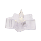 PerfectLED Led kaars | PerfectLED | 4.5 cm (Ster/Sneeuwvlok, Batterijen, Transparant) AX5392710 K151002217 - 2