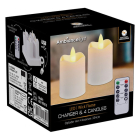 PerfectLED Led kaars | PerfectLED | 4 stuks (Bewegende vlam, Oplaadbaar, Wit) AX5393010 K151002222 - 7