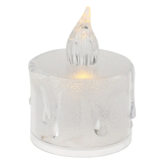 PerfectLED Led kaars | PerfectLED | 5 cm (Warm wit licht, Batterijen, Transparant) AEX000200 K151002142