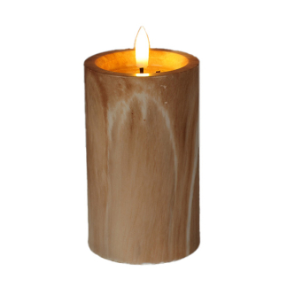 PerfectLED Led kaars | PerfectLED | 7.5 x 12.5 centimeter (Bewegende vlam, Batterijen, Timer, Bruin) AX5435920 K151000979 - 1