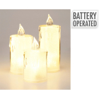 PerfectLED Led kaars | PerfectLED | 8, 10.5 en 12.5 cm | 3 stuks (Batterijen, Transparant) ANX001030 K151000984 - 4