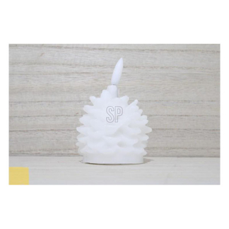 PerfectLED Led kaars | PerfectLED | Dennenappel (Bewegende vlam, Batterijen, Timer, Warm wit licht, Wit) AX5438800 K151002232 - 2