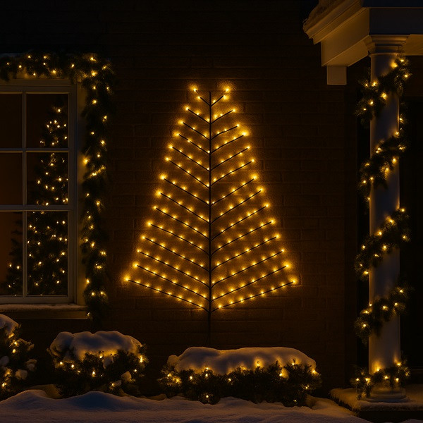 PerfectLED Led kerstboom | PerfectLED | 1.4 meter (150 leds, Muurdecoratie, Timer, Binnen/Buiten) AXF205840 K151001020 - 5