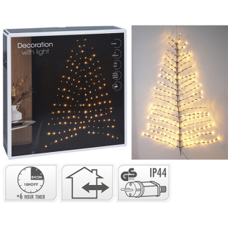 PerfectLED Led kerstboom | PerfectLED | 1.4 meter (150 leds, Muurdecoratie, Timer, Binnen/Buiten) AXF205840 K151001020 - 4