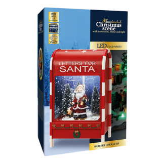 PerfectLED Led kersttafereel brievenbus | PerfectLED | 25 x 15 x 40 cm (Bewegend, Muziek, Batterijen, USB) XX8324150 K151001001 - 3