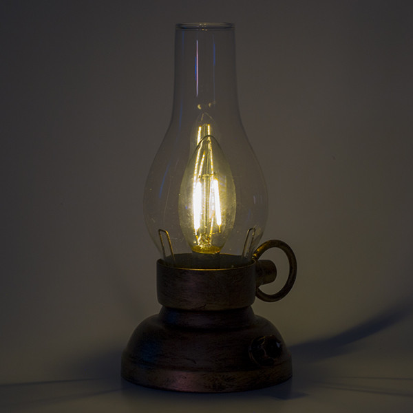 PerfectLED Led lantaarn | PerfectLED | 20.5 cm (Glas/metaal, Batterijen, Retro, Binnen) XX8110930 K151000766 - 2