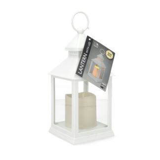 PerfectLED Led lantaarn met kaars | PerfectLED | 23 cm (Timer, Batterij, Binnen/Buiten, Wit) ANX000100 K151001008 - 5