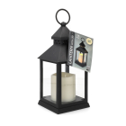 PerfectLED Led lantaarn met kaars | PerfectLED | 23 cm (Timer, Batterij, Binnen/Buiten, Zwart) ANX000110 K151001007 - 5