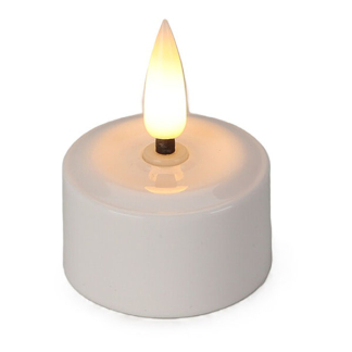PerfectLED Led waxinelichtje | PerfectLED | 4 stuks (Bewegende vlam, Oplaadbaar, wit) XX8114160 K151000854 - 1