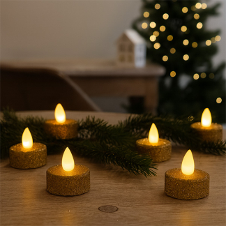 PerfectLED Led waxinelichtje | PerfectLED | 6 stuks (Batterijen, Goud) AX5990600 K151000980 - 3