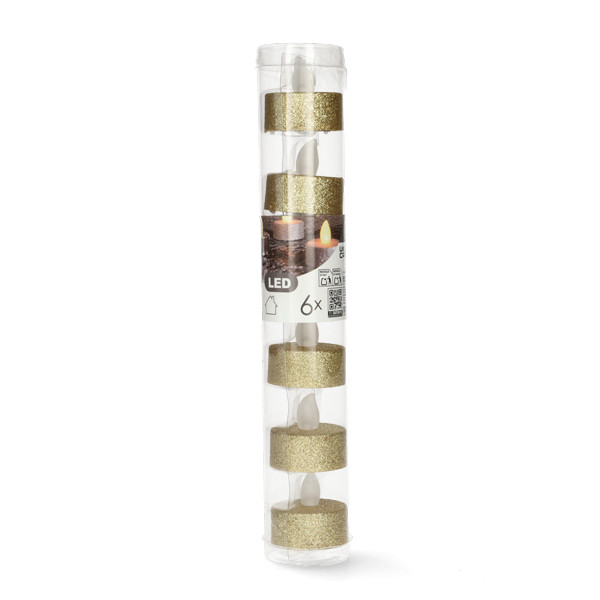 PerfectLED Led waxinelichtje | PerfectLED | 6 stuks (Batterijen, Goud) AX5990600 K151000980 - 4
