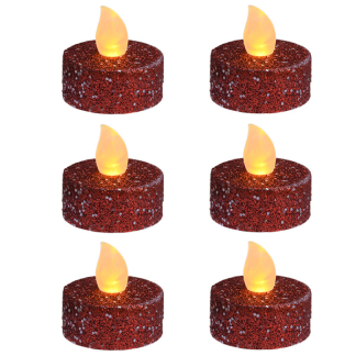 PerfectLED Led waxinelichtje | PerfectLED | 6 stuks (Batterijen, Rood) AX5990660 K151000982 - 1