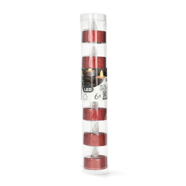 PerfectLED Led waxinelichtje | PerfectLED | 6 stuks (Batterijen, Rood) AX5990660 K151000982 - 4