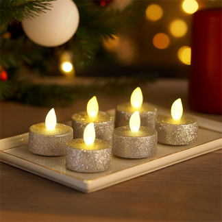 PerfectLED Led waxinelichtje | PerfectLED | 6 stuks (Batterijen, Zilver) AX5990620 K151000981 - 3