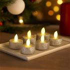 PerfectLED Led waxinelichtje | PerfectLED | 6 stuks (Batterijen, Zilver) AX5990620 K151000981 - 3