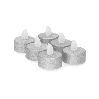PerfectLED Led waxinelichtje | PerfectLED | 6 stuks (Batterijen, Zilver) AX5990620 K151000981 - 2