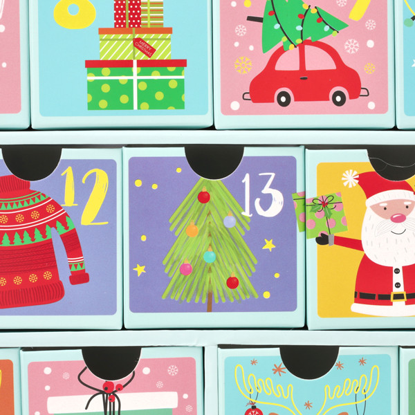 PerfectLED Lege adventskalender | PerfectLED | 24 vakjes (Herbruikbaar, Kerstboom) ABD110770 K151000995 - 3
