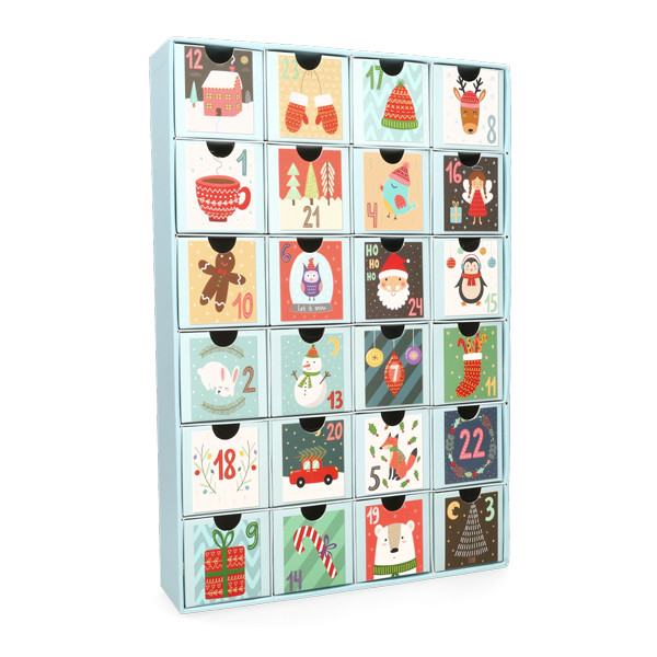 PerfectLED Lege adventskalender | PerfectLED | 24 vakjes (Herbruikbaar, Rechthoek) ABD110720 K151000993 - 1