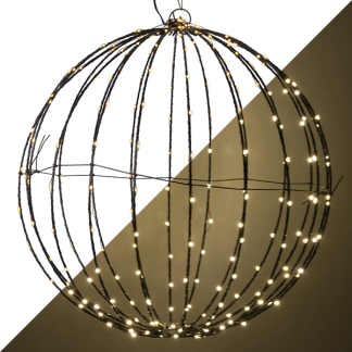 PerfectLED Lichtbol kerst | PerfectLED | Ø 40 cm (240 leds, Extra warm wit, Metaal) AMZ141260 AX2200200 K150303792